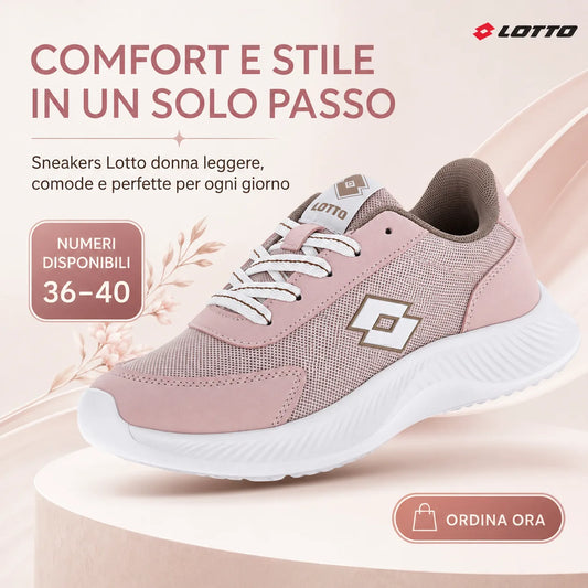 Sneakers Comfort Donna Rosa - Lotto