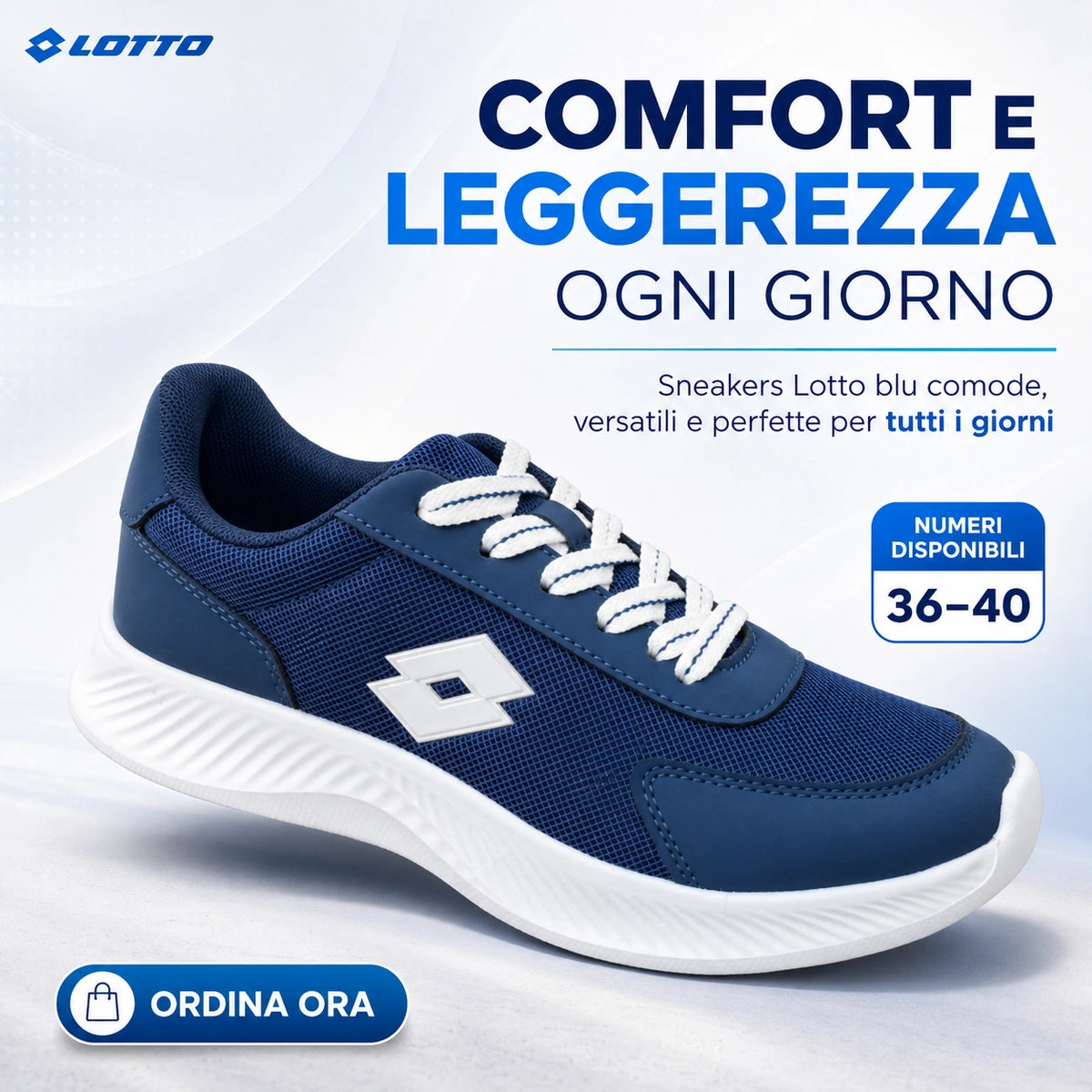 Sneakers Comfort Donna Rosa - Lotto
